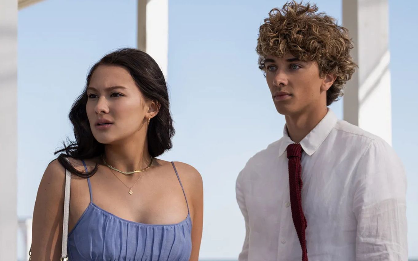Lola Tung e Gavin Casalegno na 3ª temporada de O Verão que Mudou a Minha Vida, série do Prime Video