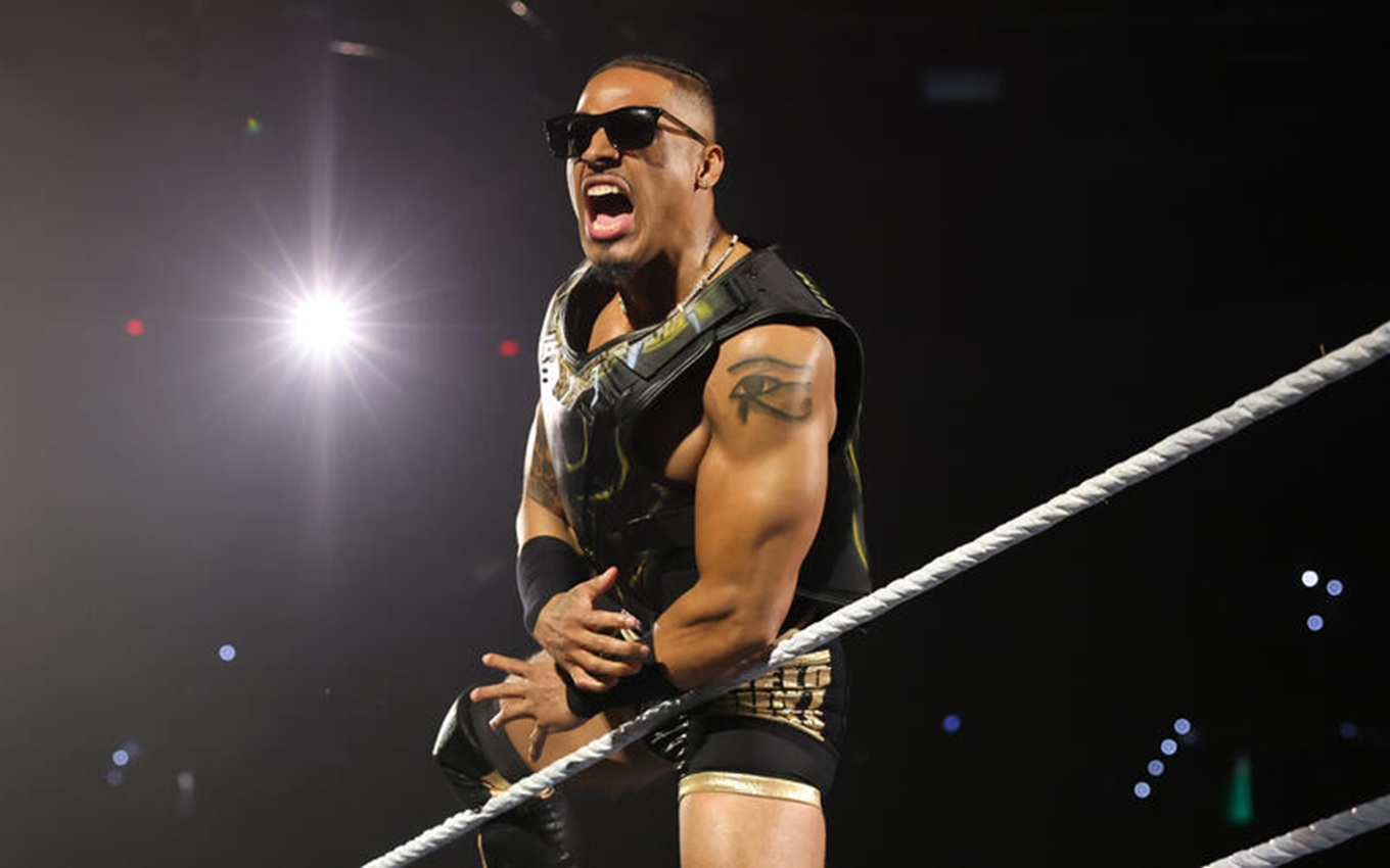 Carmelo Hayes na WWE, empresa de luta livre