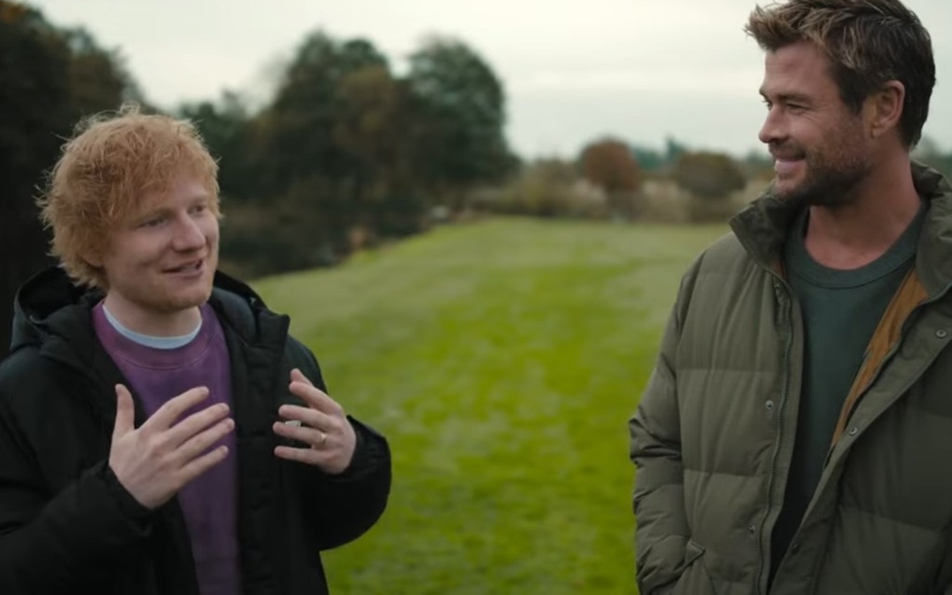 Ed Sheeran e Chris Hemsworth em Limitless, do Disney+