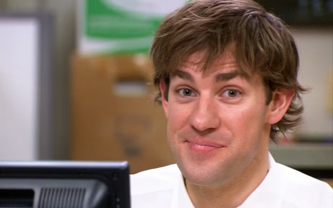 John Krasinski em cena de The Office
