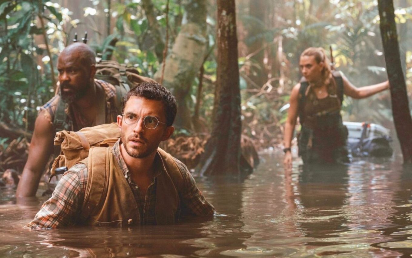 Cena de Jurassic World: Recomeço, que está disponível para assistir no streaming