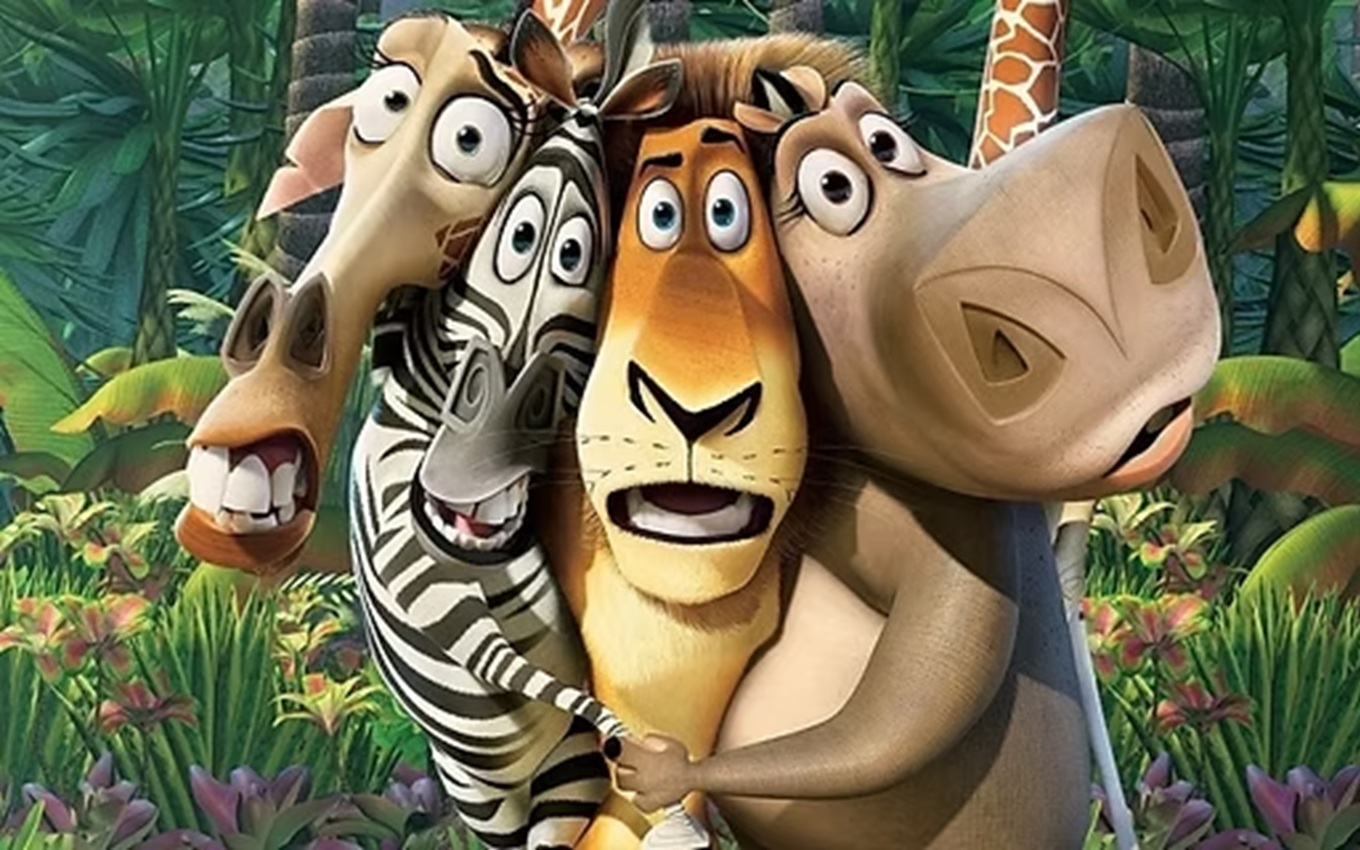 Cena de Madagascar, sucesso da animação