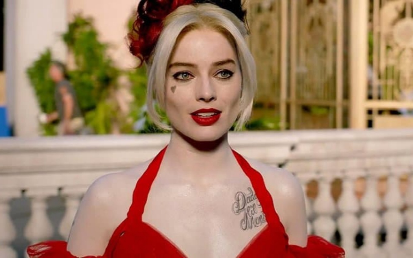Margot Robbie em O Esquadrão Suicida, da DC