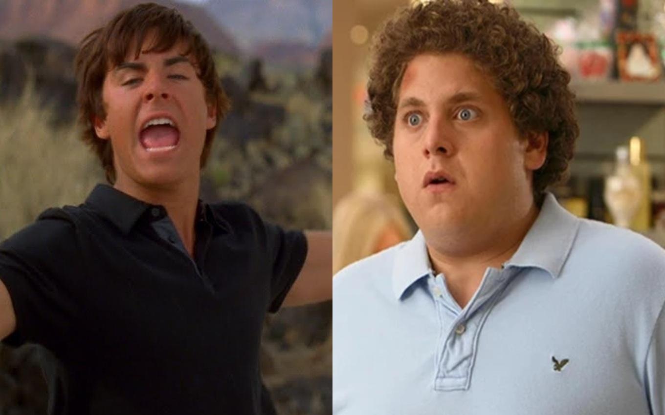 Montagem de High School Musical 2 e Superbad