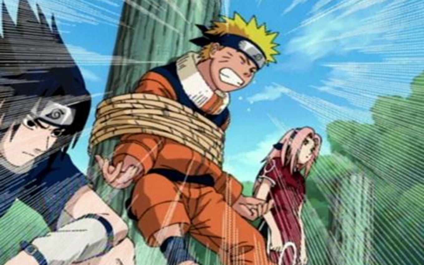 Cena de Naruto, anime que está disponível no streaming