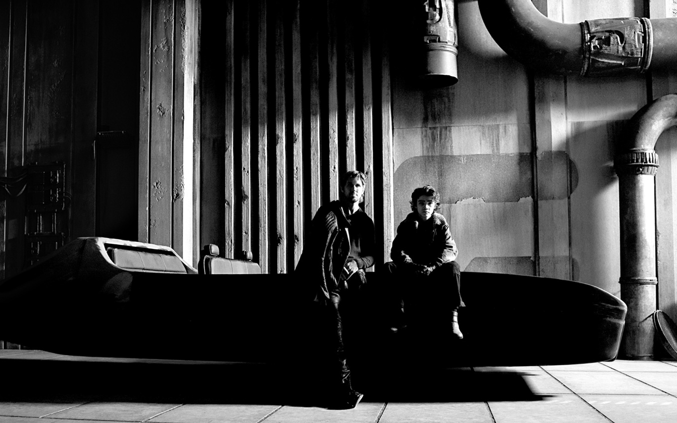 Ryan Gosling e Flynn Gray nos bastidores de Star Wars