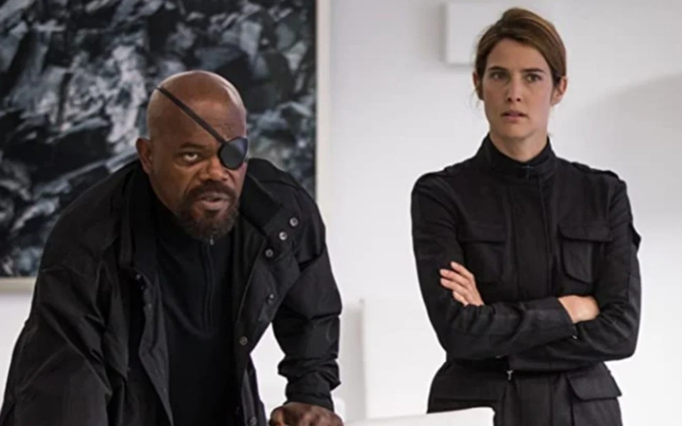 Samuel L. Jackson e Cobie Smulders na Marvel