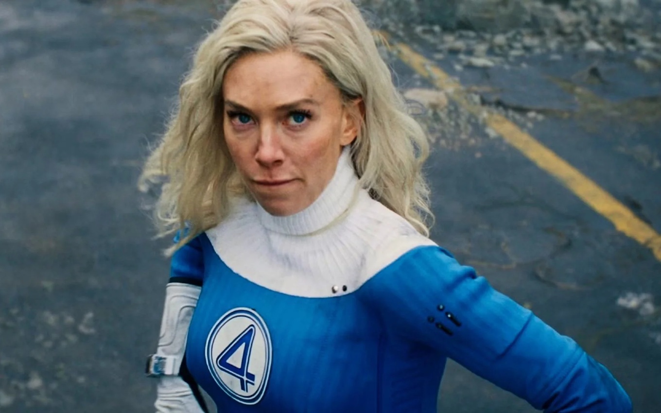 Vanessa Kirby em cena de Quarteto Fantástico