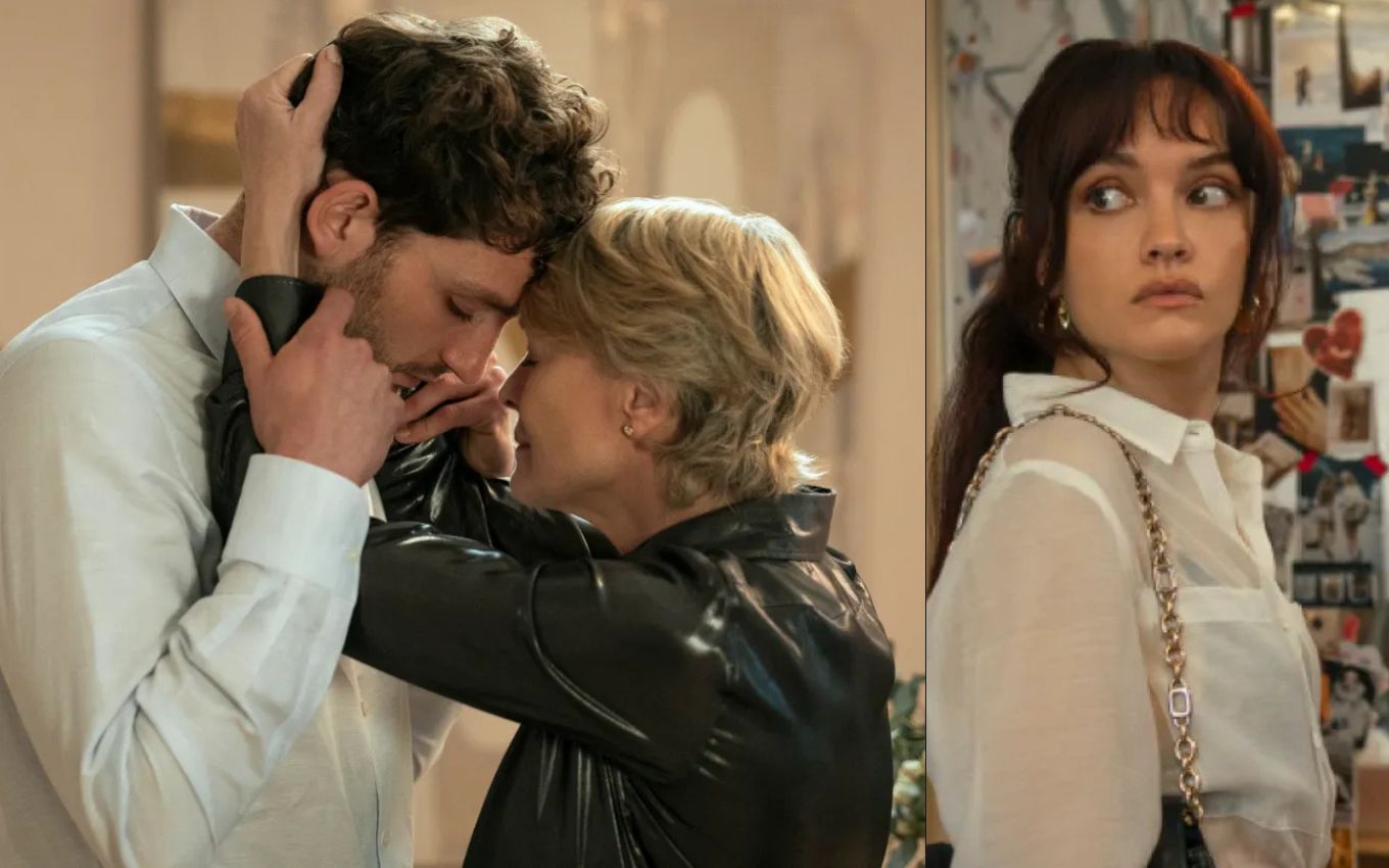 Laurie Davidson, Robin Wright e Olivia Cooke em A Namorada Ideal, nova série do Prime Video