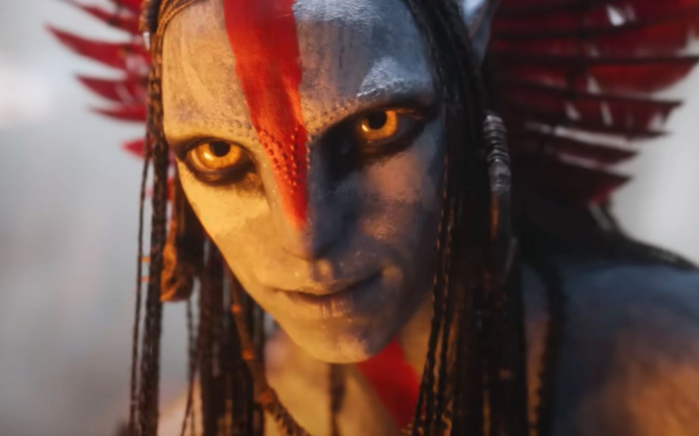 Varang (Oona Chaplin), em Avatar: Fogo e Cinzas, o terceiro filme da franquia