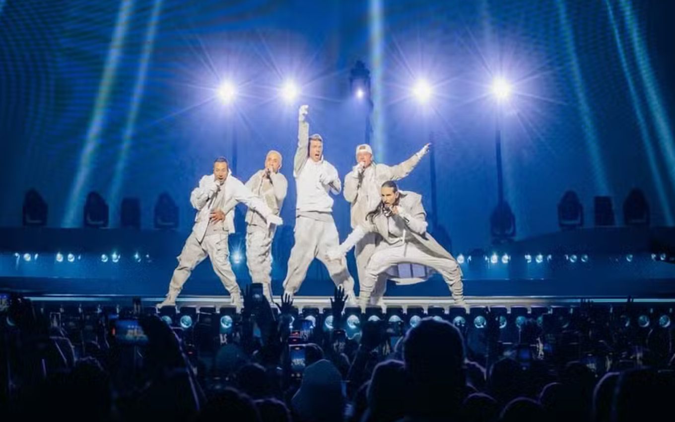 Backstreet Boys em Las Vegas no show milionário Into the Millennium