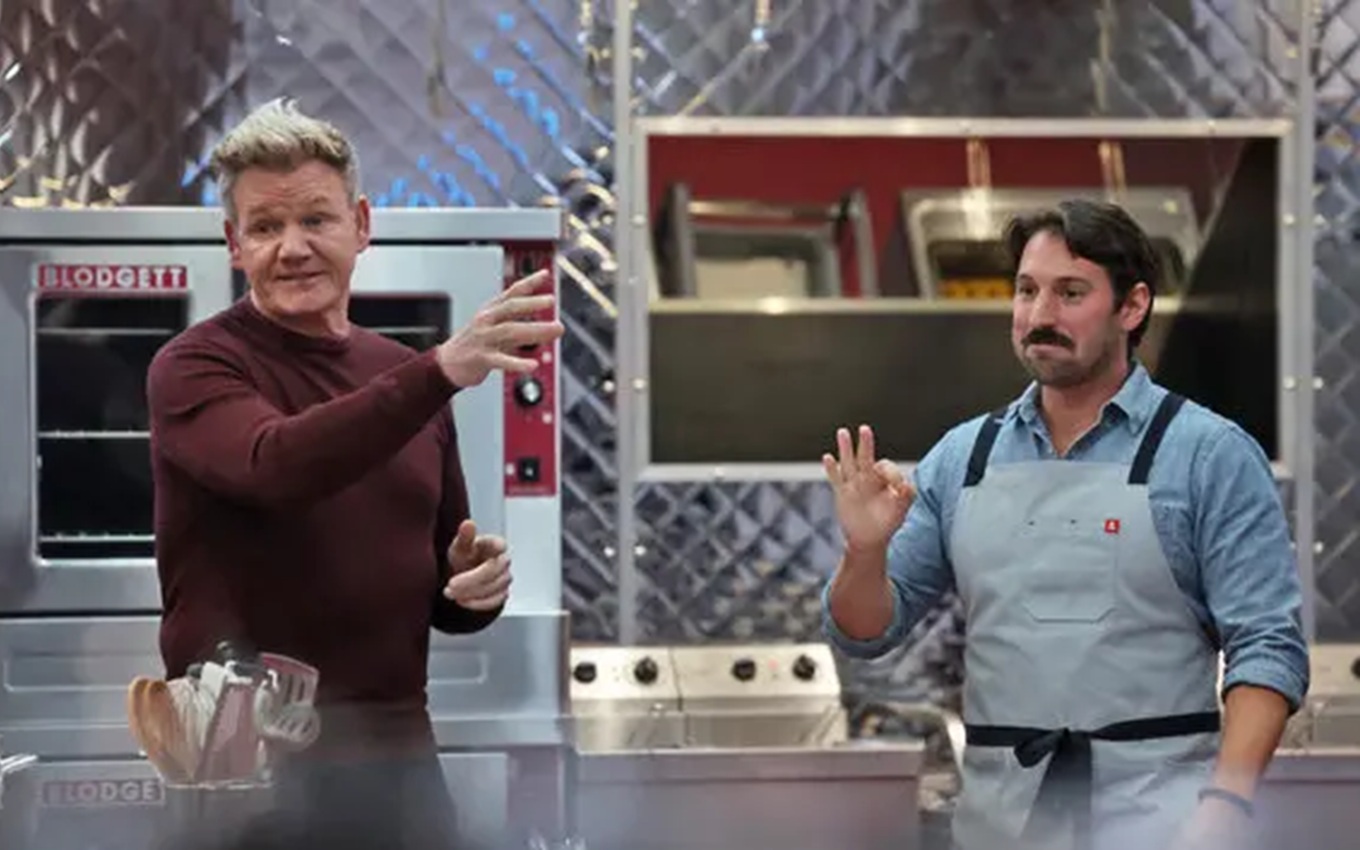 Gordon Ramsey em Chef de Alto Nível, reality de gastronomia