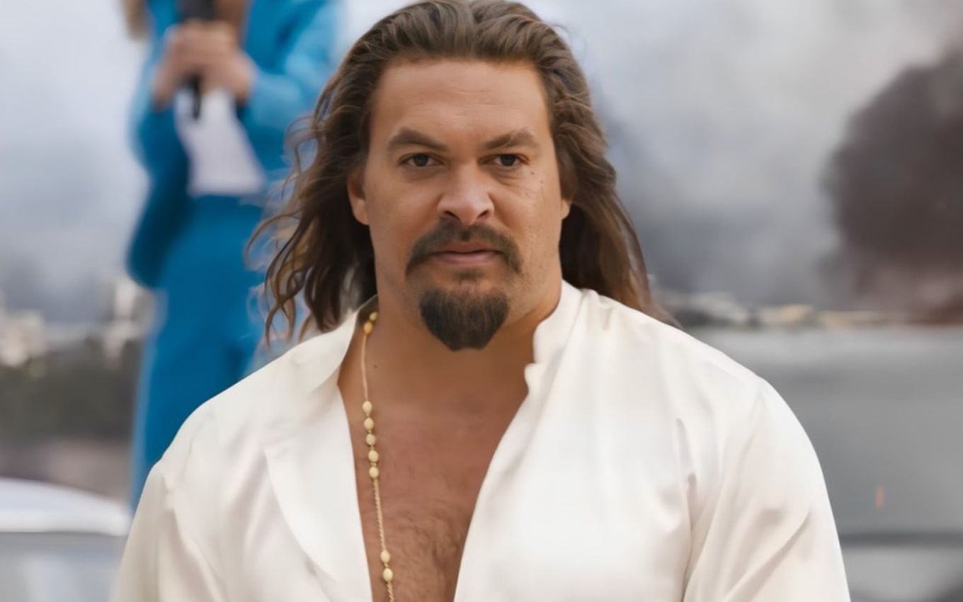 Jason Momoa em Velozes e Furiosos 10, filme que está disponível para assistir na Netflix