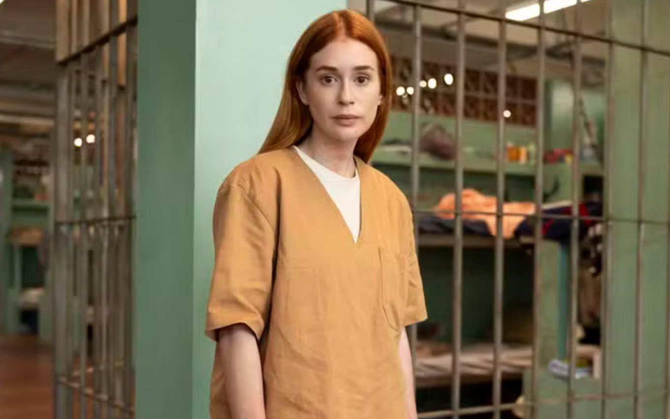 Marina Ruy Barbosa como Suzane von Richthofen em Tremembé, do Prime Video