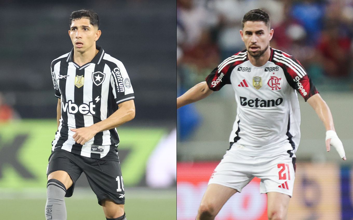 Savarino e Jorginho: Botafogo x Flamengo ao vivo acontece hoje (15), às 19h30