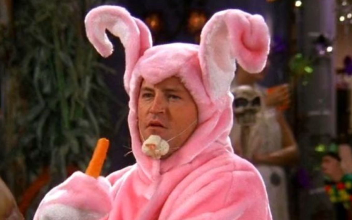 Matthew Perry no episódio de Halloween em Friends