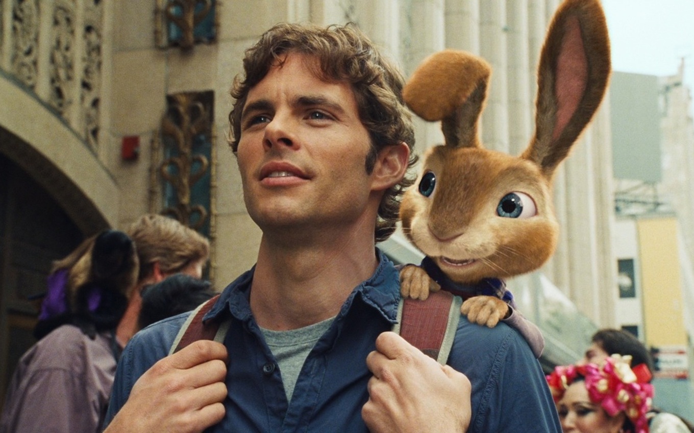 James Marsden em cena de Hop – Rebelde sem Páscoa, filme disponível na Netflix
