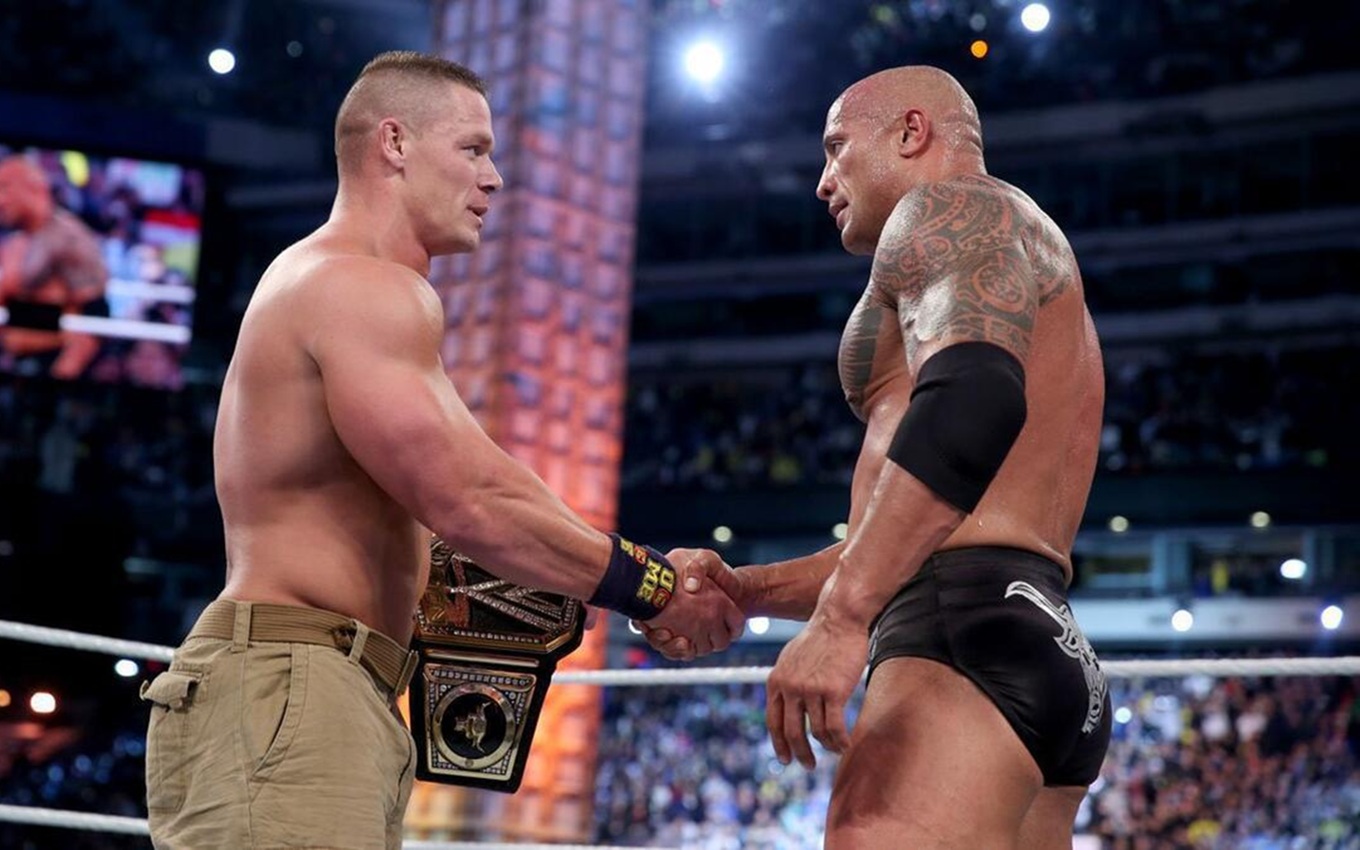 John Cena e The Rock na WWE