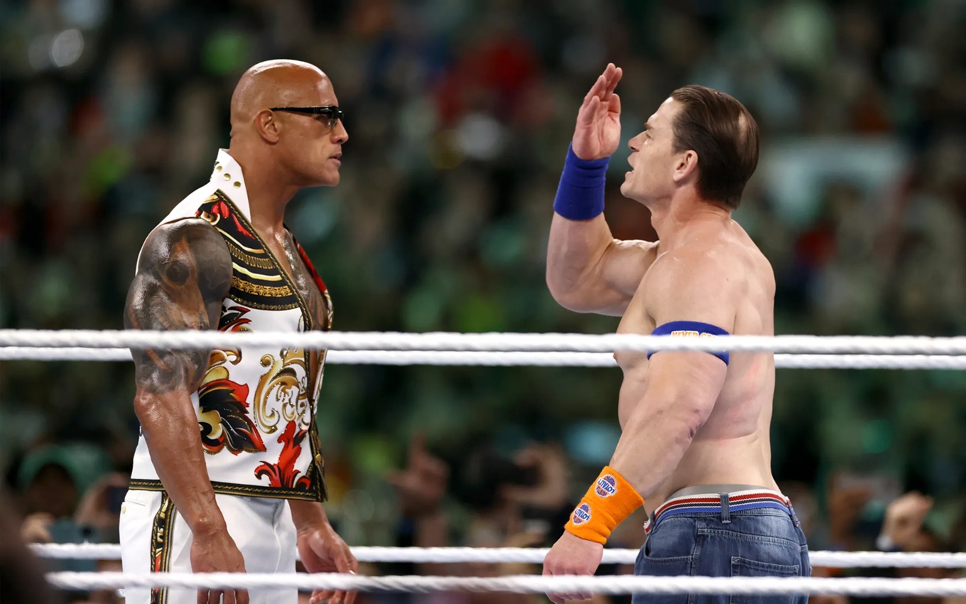 The Rock e John Cena na WWE