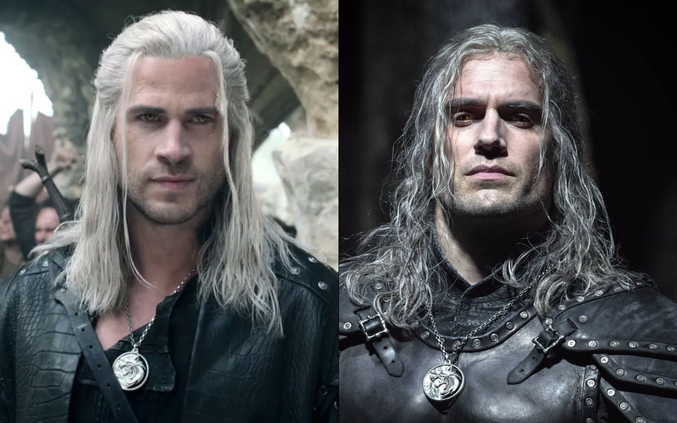 Liam Hemsworth como o novo protagonista, Geralt de Rivia, no lugar de Henry Cavill em The Witcher