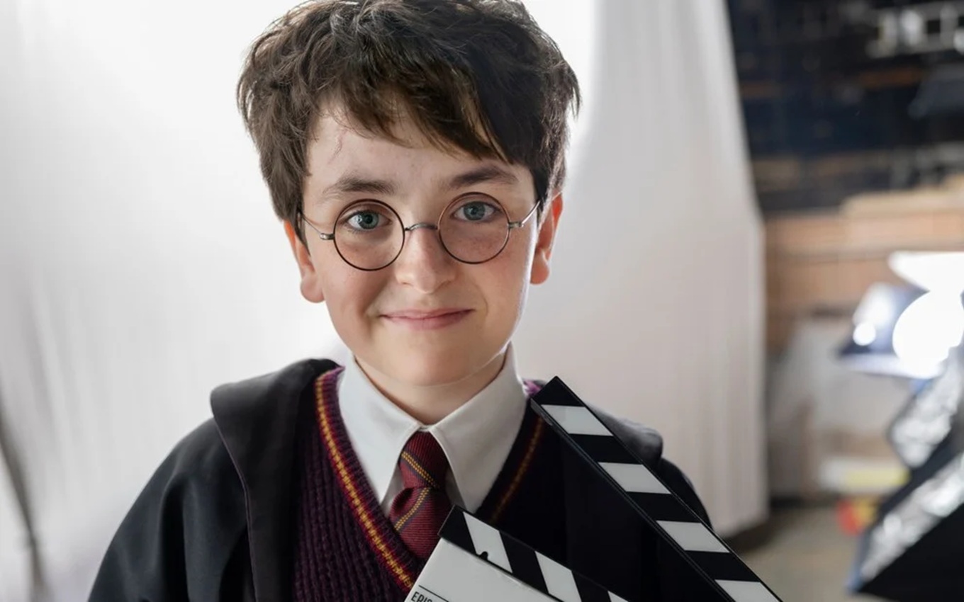 Dominic McLaughlin nos bastidores de Harry Potter