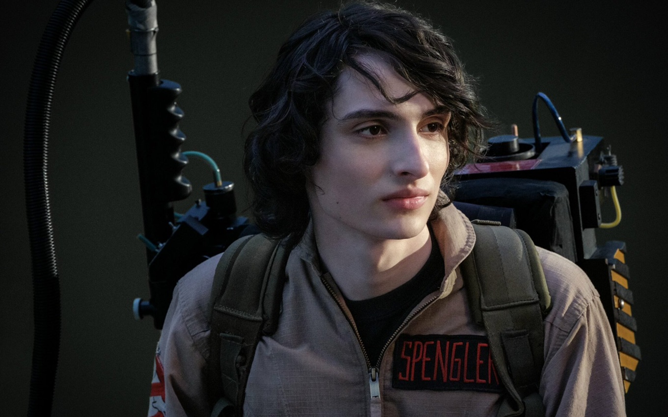Finn Wolfhard em cena de Ghostbusters: Apocalipse de Gelo