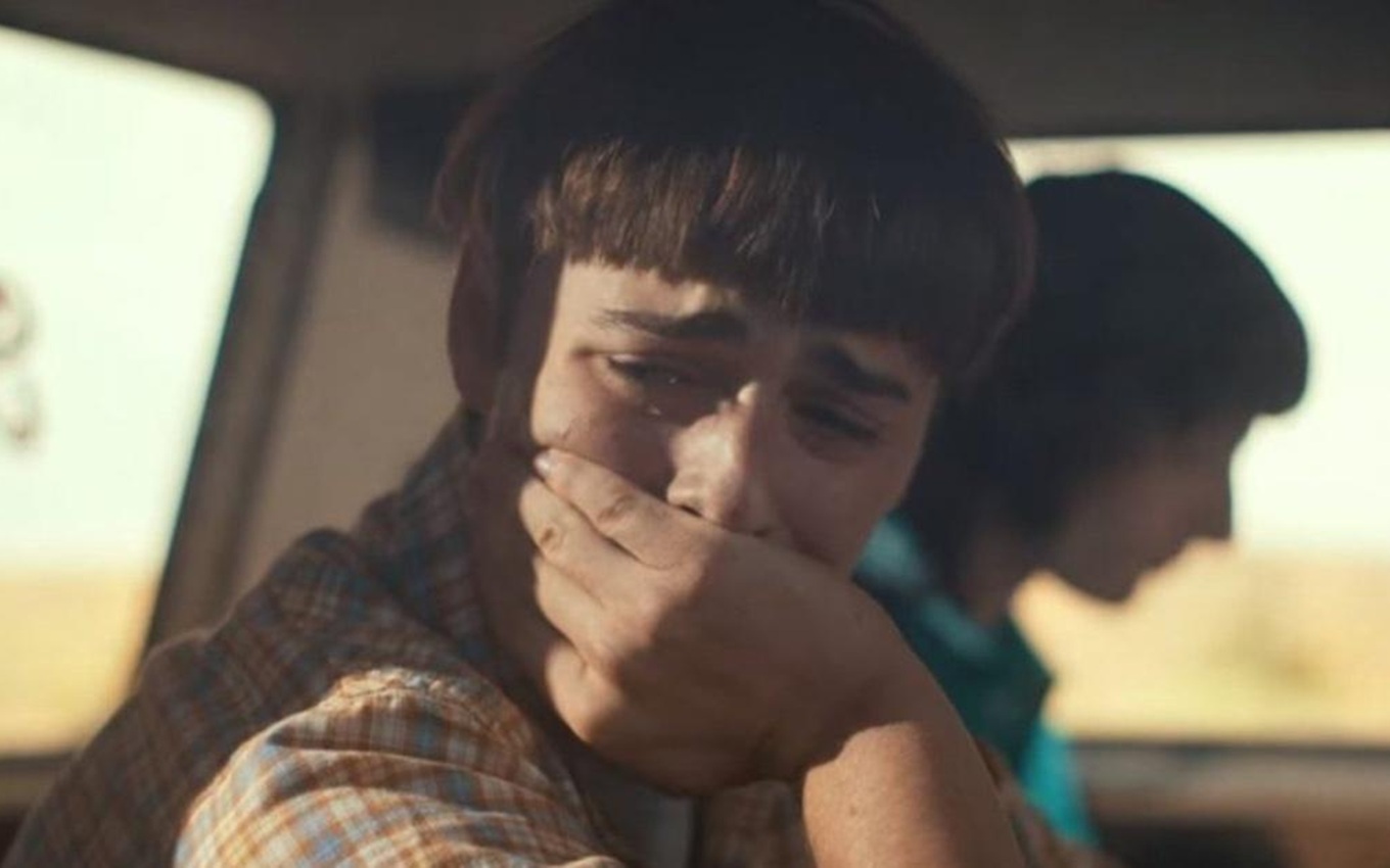 Noah Schnapp em cena de Stranger Things