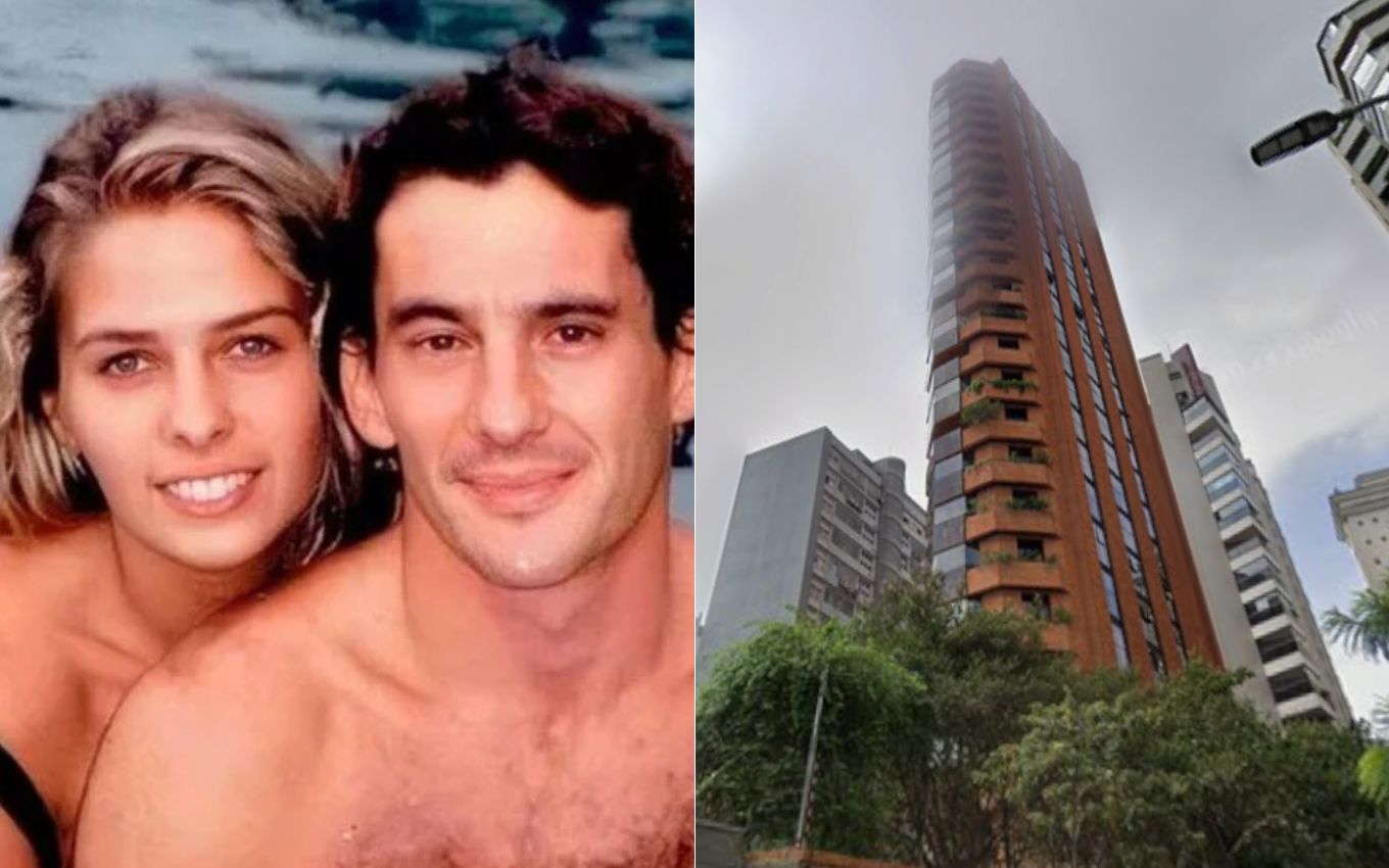 Adriane Galisteu e Ayrton Senna viveram em apartamento na Rua Paraguai, 64, em São Paulo