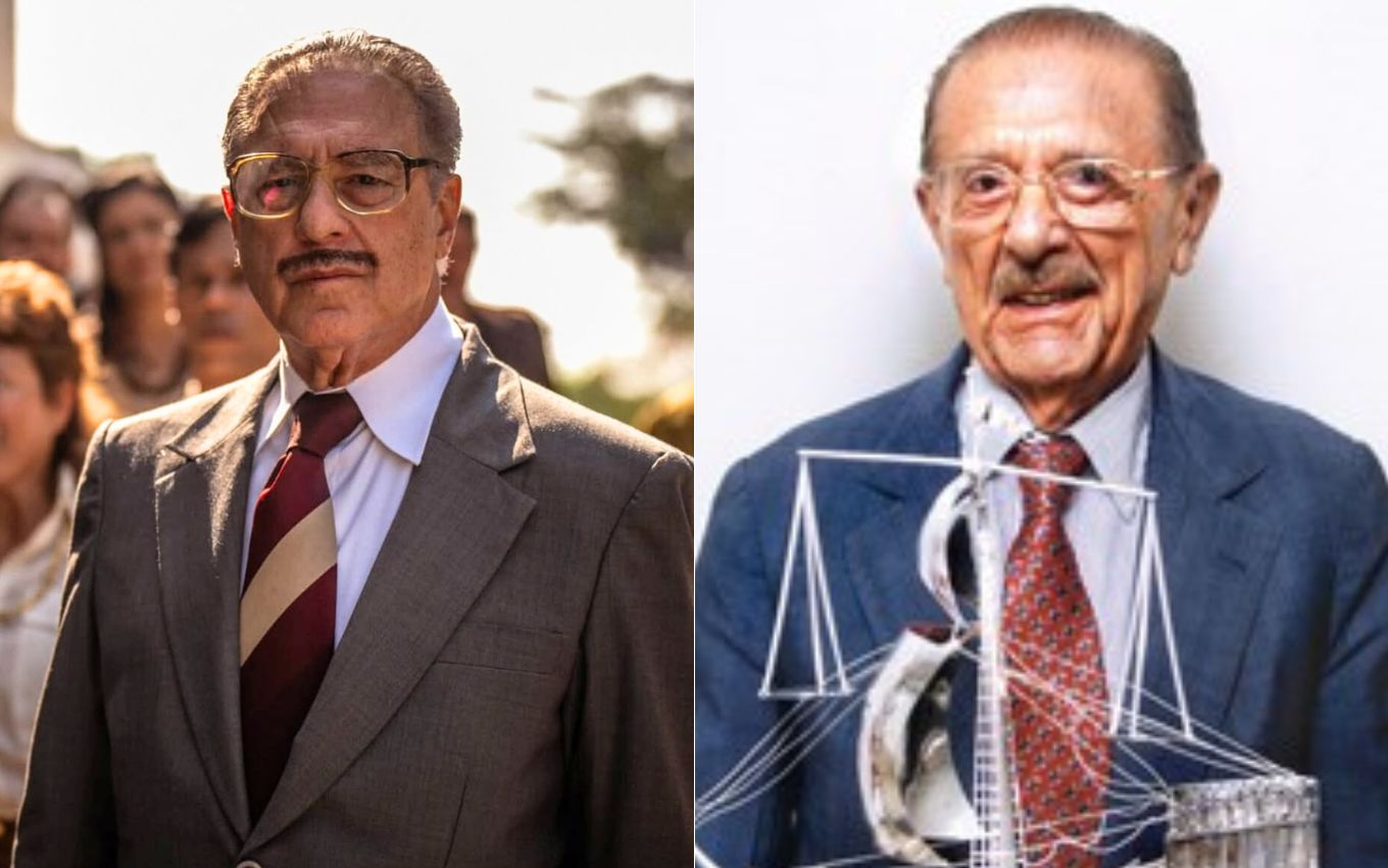 Antonio Fagundes como o advogado Evandro Lins e Silva na série de Ângela Diniz na HBO Max