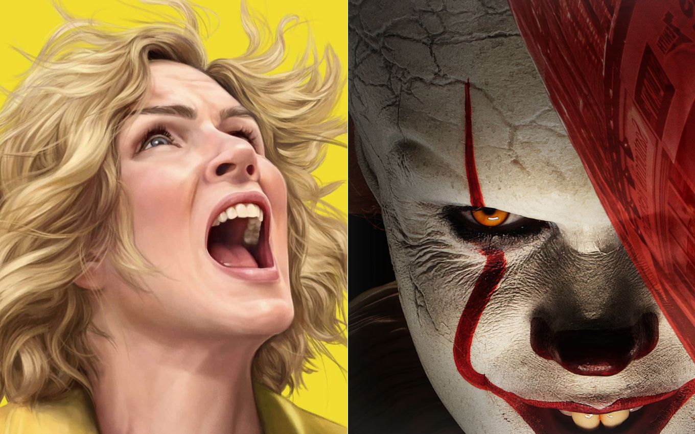 Cartazes de Pluribus e It: Bem-Vindos a Derry, da Apple TV e da HBO Max, que estão com desconto de Black Friday