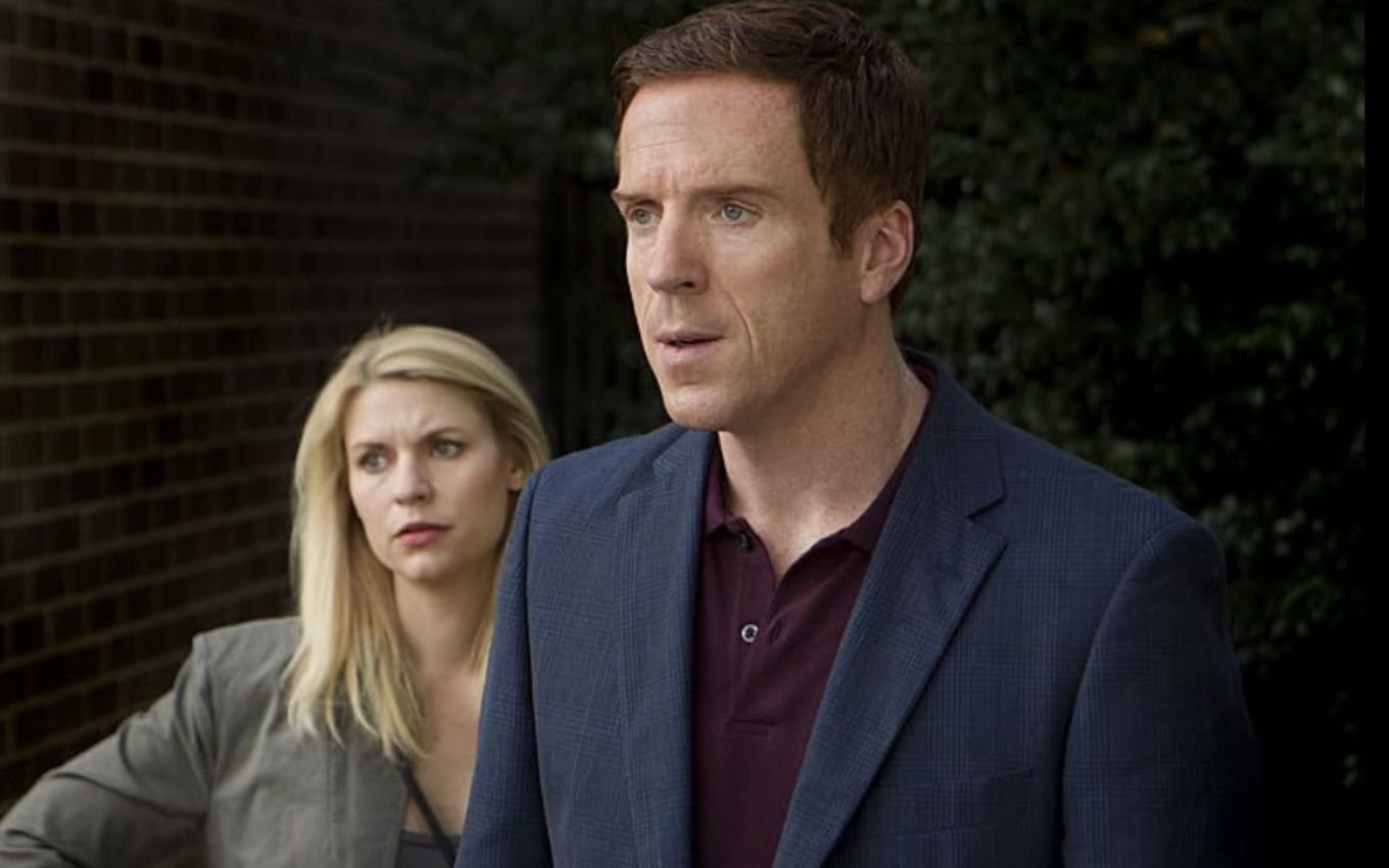 Claire Danes e Damian Lewis em Homeland, série que ficou disponível para assistir na Netflix