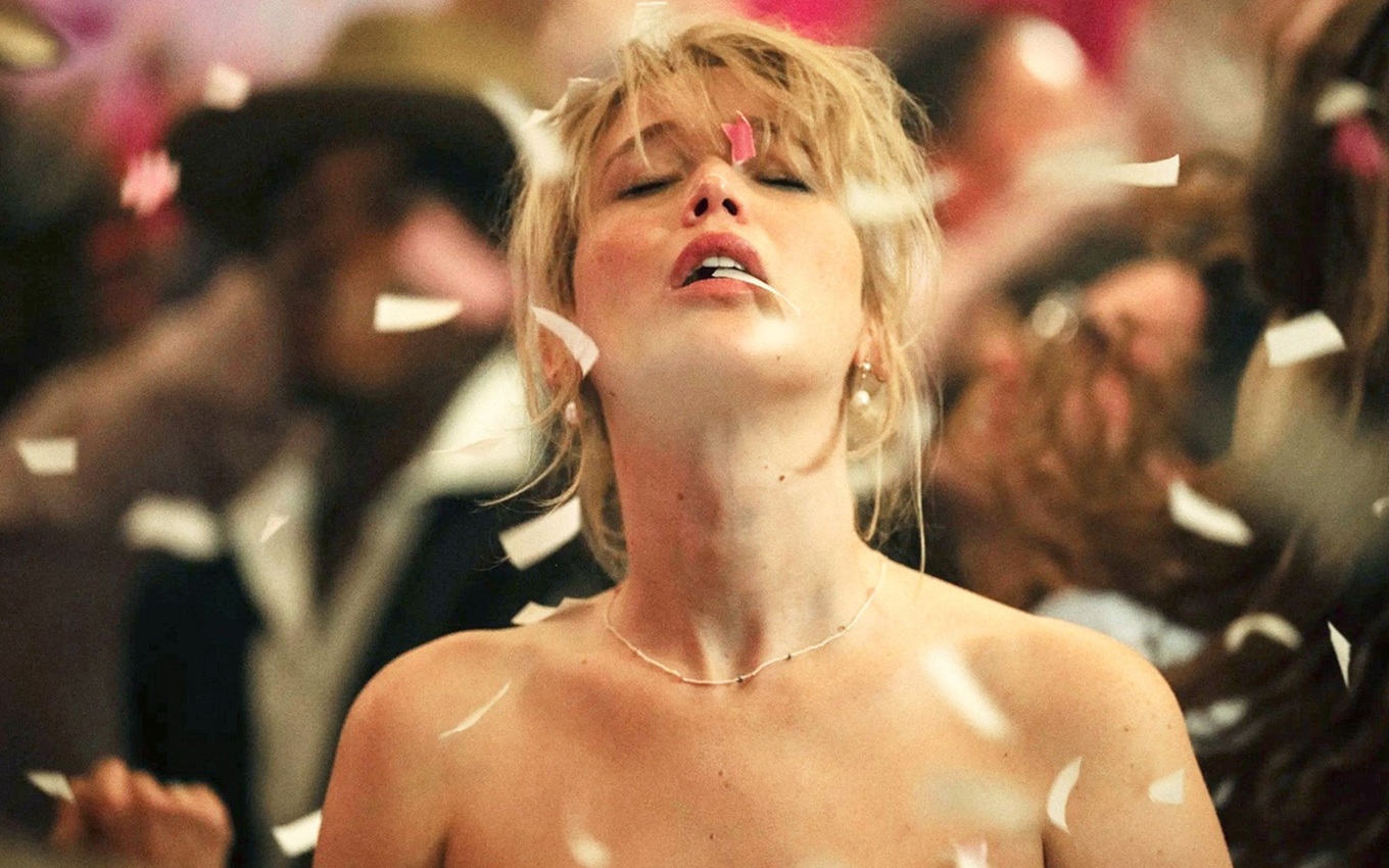 Jennifer Lawrence em Morra, Amor; atriz é uma das favoritas para o Oscar 2026