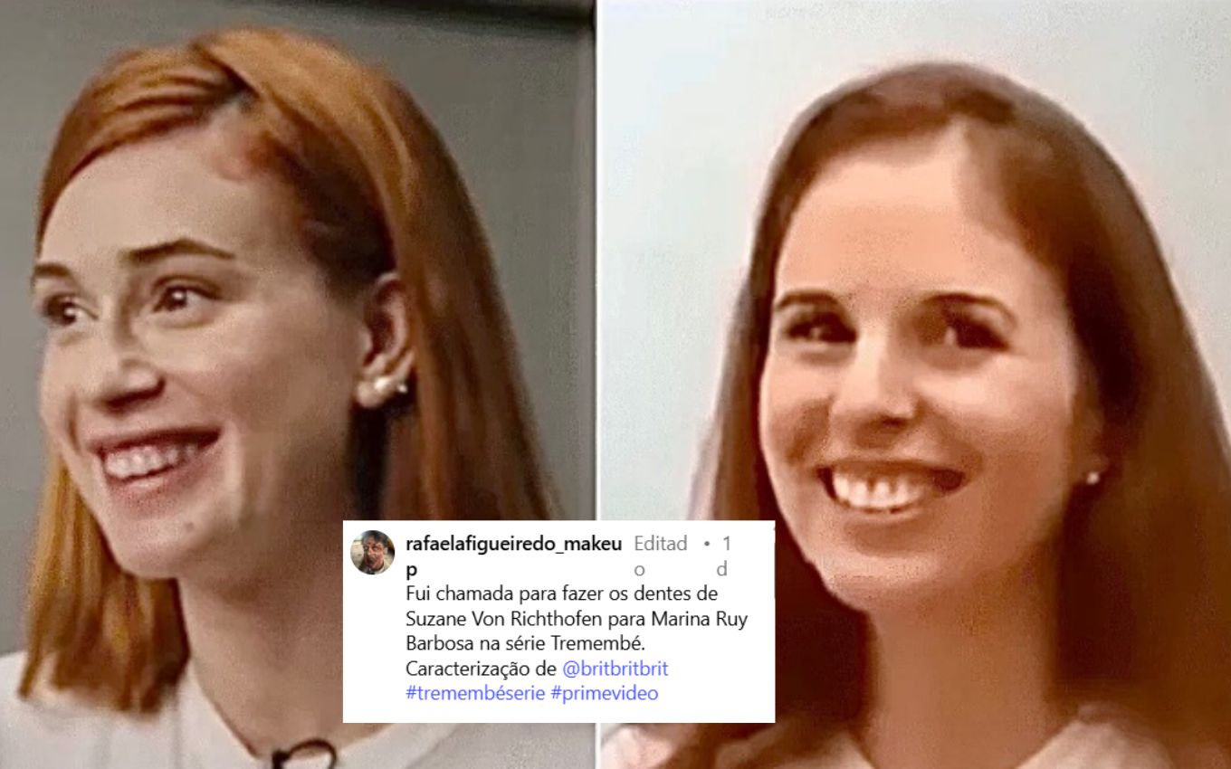 Marina Ruy Barbosa com o sorriso de Suzane von Richthofen