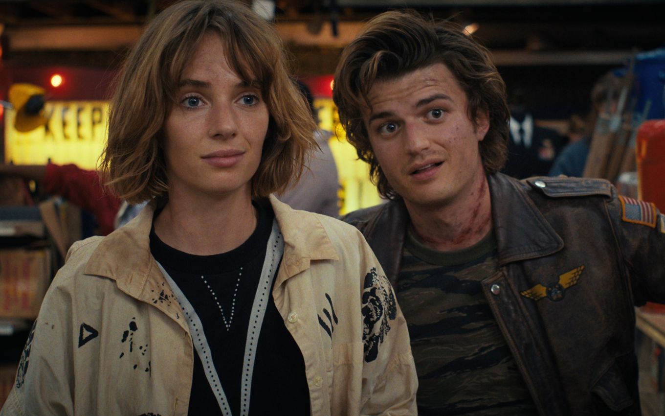 Maya Hawke e Joe Keery em Stranger Things
