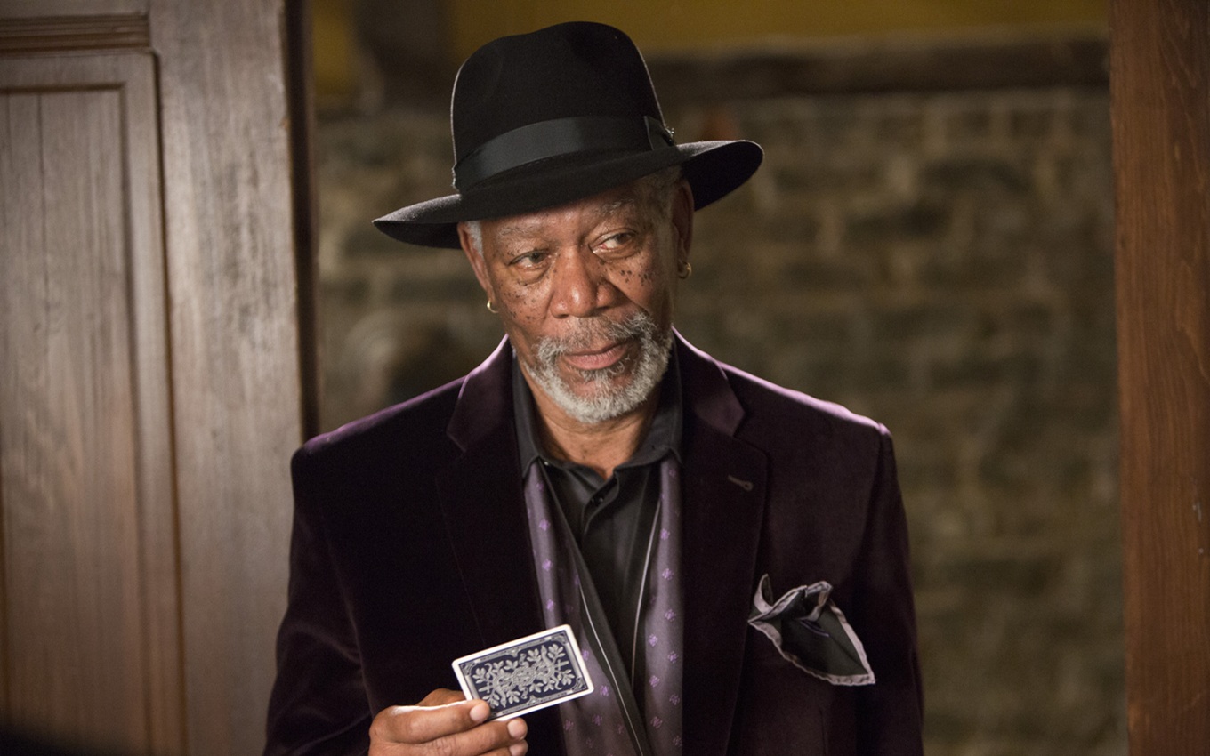 Morgan Freeman em cena de Truque de Mestre