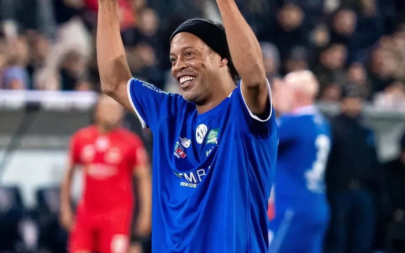 Ronaldinho Gaúcho em jogo solidário