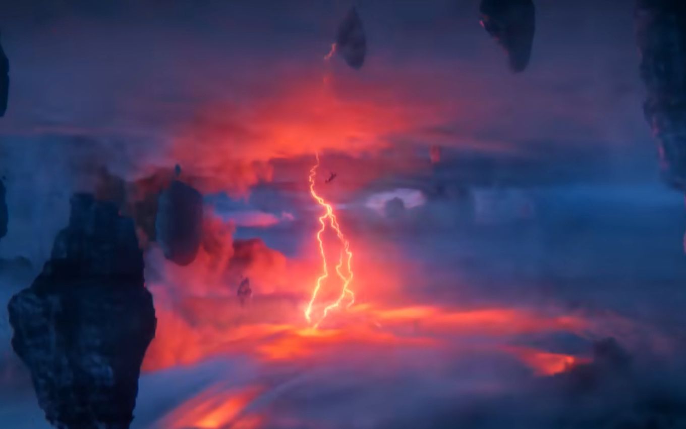 Uma pessoa cai do céu no trailer de Stranger Things 5