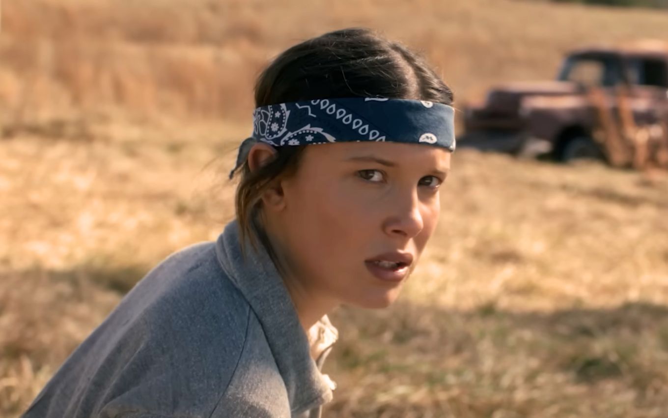 Onze/Eleven (Millie Bobby Brown) na quinta tamporada de Stranger Things, que estreia hoje (26), às 22h (horário de Brasília)