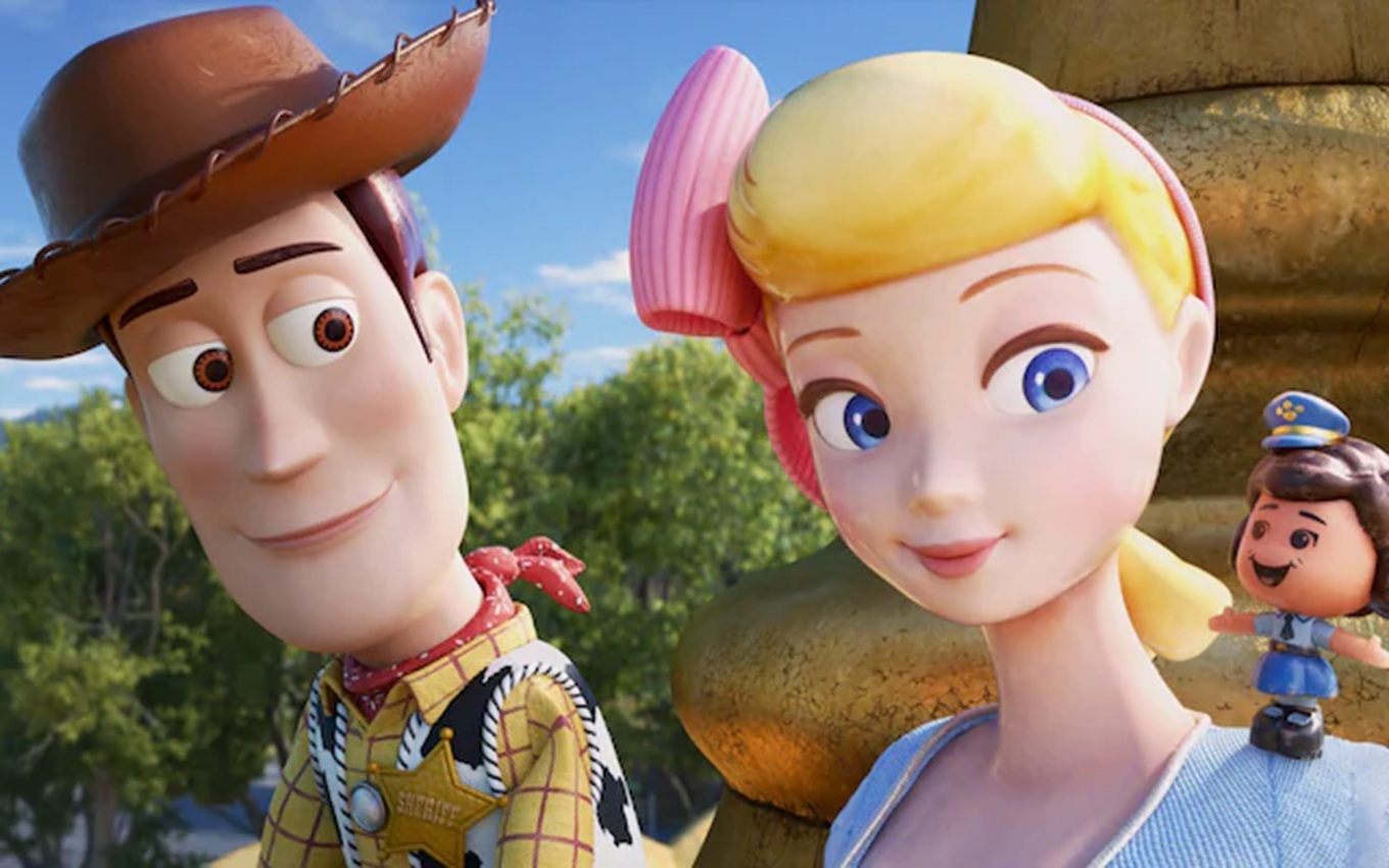 Woody e Betty em cena de Toy Story 4