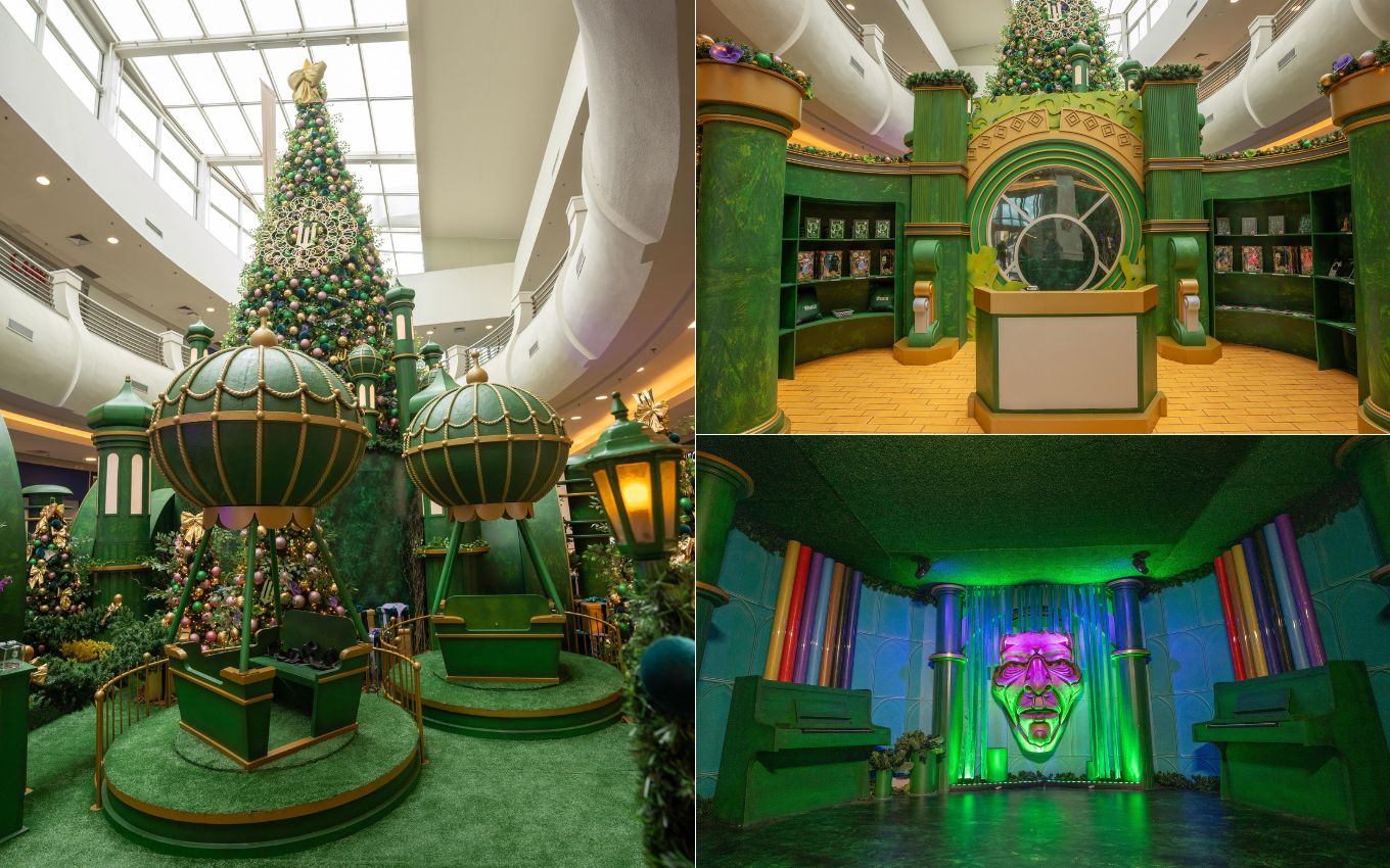 Fotos da decoração de Natal do Mooca Plaza Shopping é inspirada em Wicked
