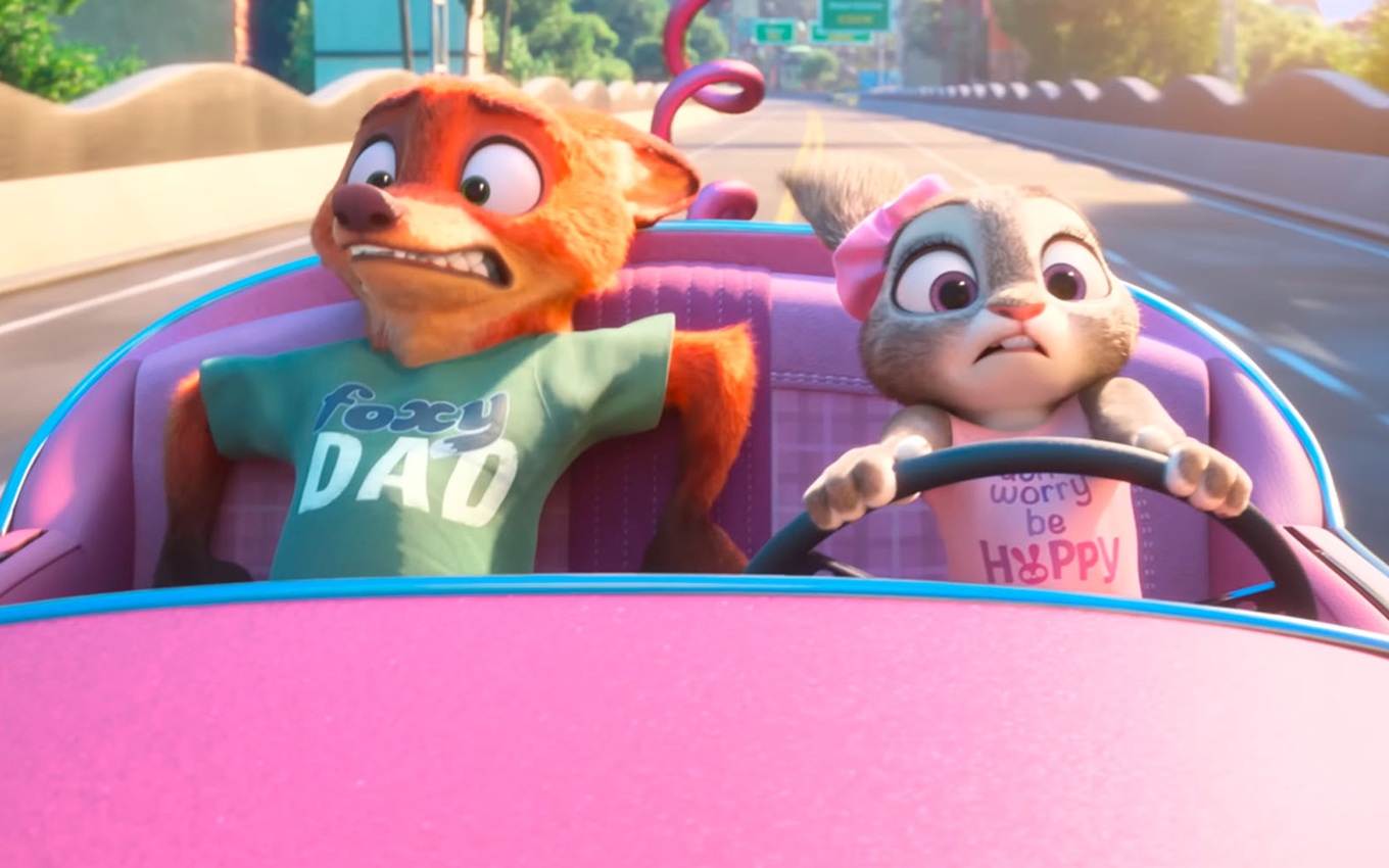 Nick e Judy em cena de Zootopia 2, um dos filmes mais aguardados de 2025