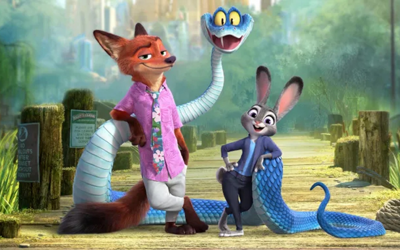 Cena de Zootopia 2, novo filme da Disney