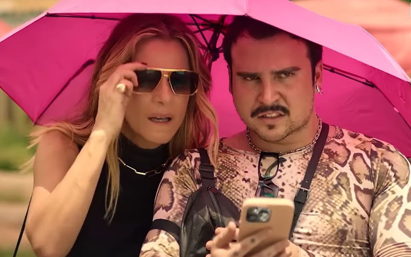 Ingird Guimarães e Rafa Chalub em filme de comédia brasileiro