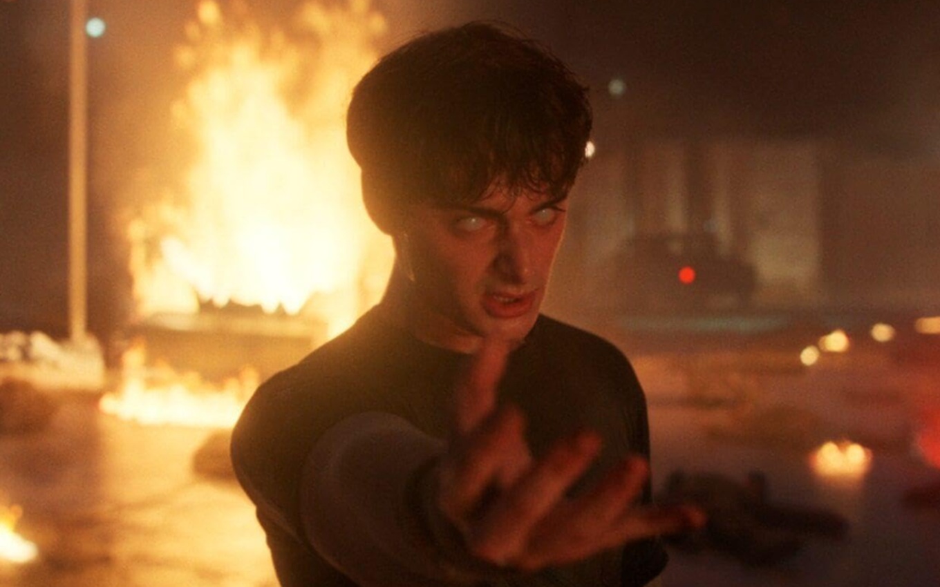 Noah Schnapp em cena de Stranger Things