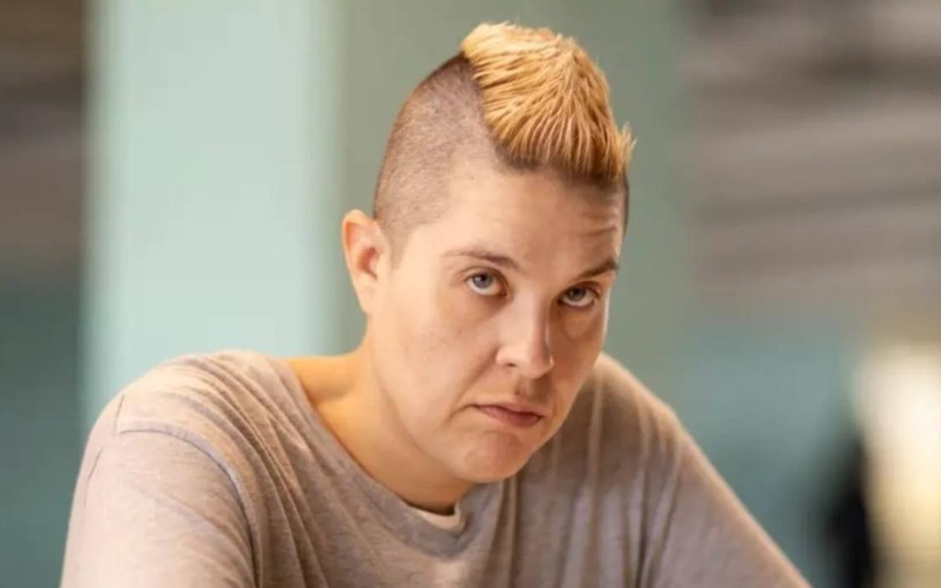 Letícia Rodrigues interpretou Sandrão em Tremembé. Foto: Divulgação/Prime Video