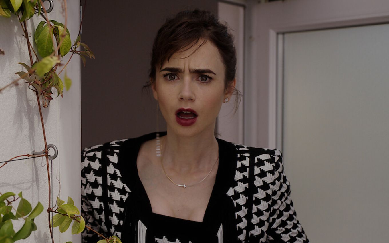 Lilly Collins em Emily em Paris