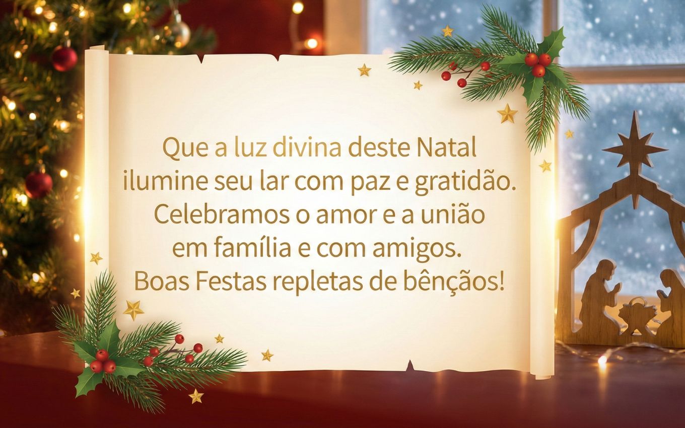 7 ideias de mensagem de Natal para enviar no WhatsApp