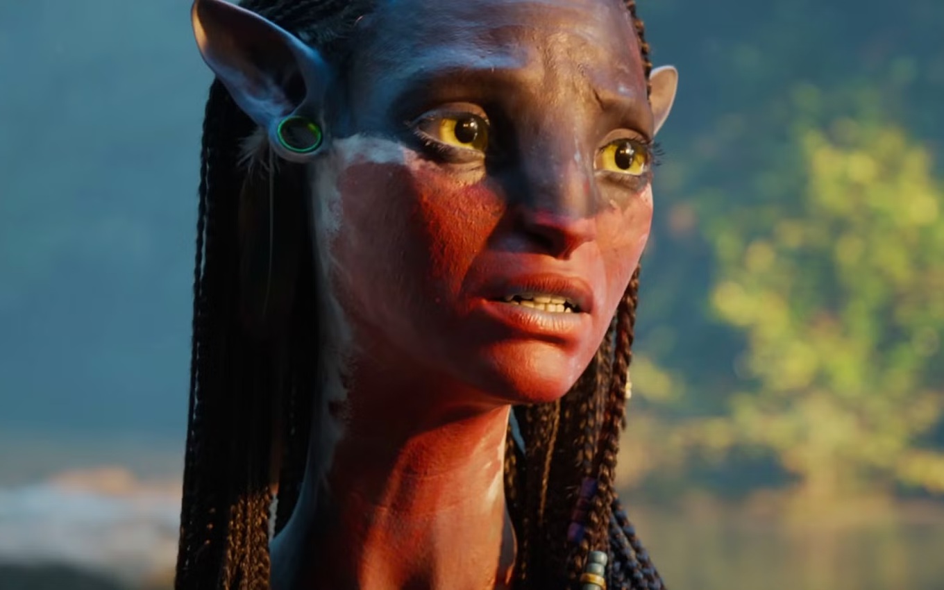 Zoe Saldaña em Avatar: Fogo e Cinzas